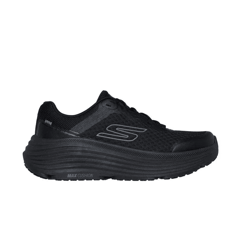 129470BBK SKECHERS CALZADO MAX CUSHIONING P/DAMA - Negro - front