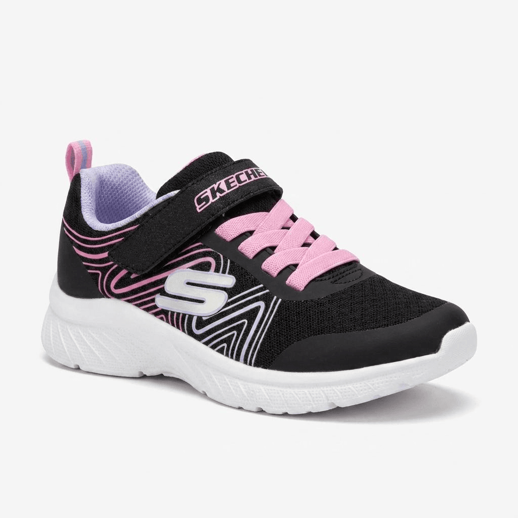 303535L-BKMT SKECHERS CALZADO MICROSPEC PLUS P/NINA - Negro - front